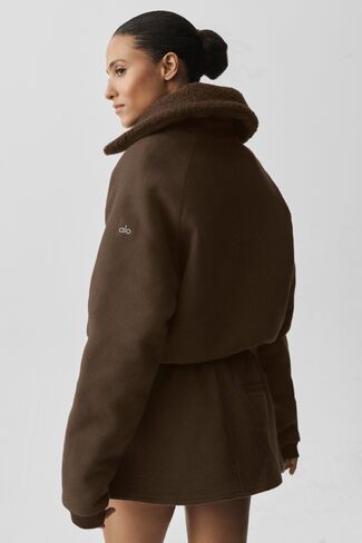 Alo Yoga Alpine Meadow Jacket - Espresso in Kuwait
