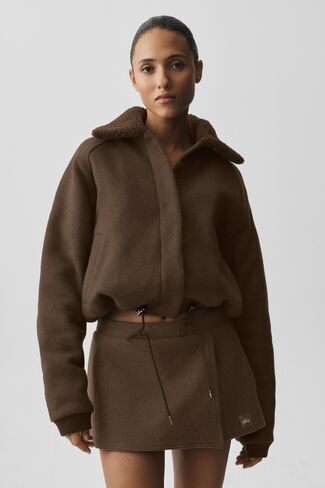Alo Yoga Alpine Meadow Jacket - Espresso in Kuwait