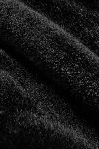 Alo Yoga Faux Fur Cropped Amore Jacket - Black in Kuwait