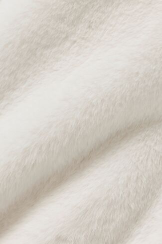 Alo Yoga Faux Fur Cropped Amore Jacket - Ivory in Kuwait