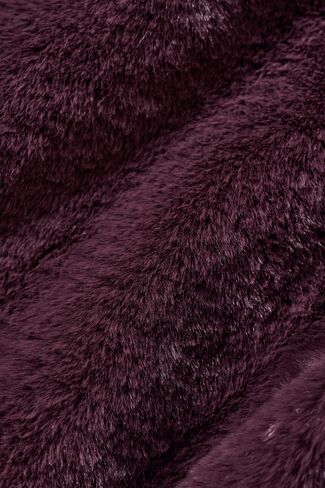 Alo Yoga Faux Fur Cropped Amore Jacket - Rich Bordeaux in Kuwait