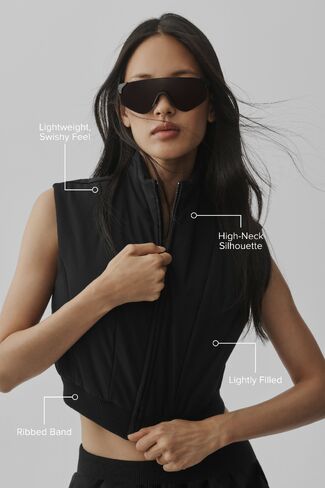 Alo Yoga Momentum Vest - Black in Kuwait