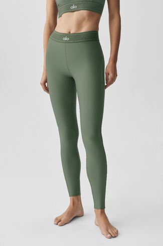 Alo Yoga Airlift High-Waist Suit Up Legging - Bamboo Green in Kuwait