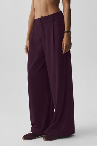 Alo Yoga High-Waist Dreamscape Trouser (Regular) - Rich Bordeaux in Kuwait