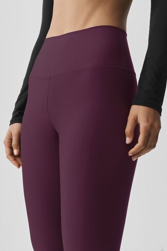 Alo Yoga 7/8 High-Waist Airlift Legging - Rich Bordeaux in Kuwait