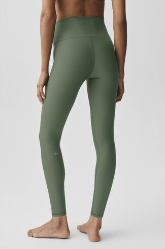 Alo Yoga 7/8 High-Waist Airlift Legging - Bamboo Green in Kuwait