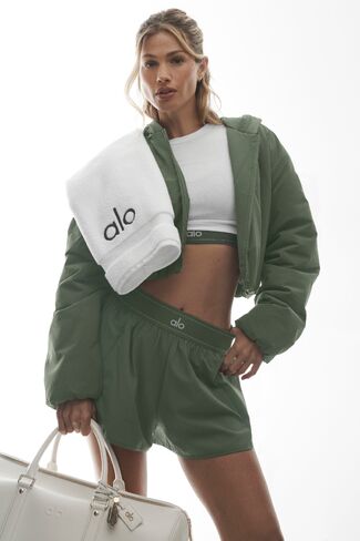 Alo Yoga Match Point Short - Bamboo Green in Kuwait