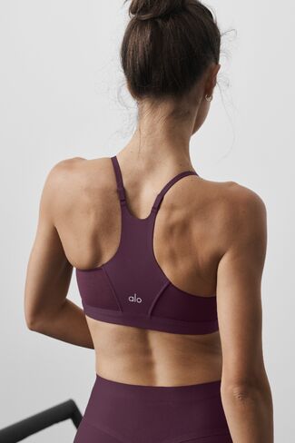 Alo Yoga Airlift Techlux Bra - Rich Bordeaux in Kuwait