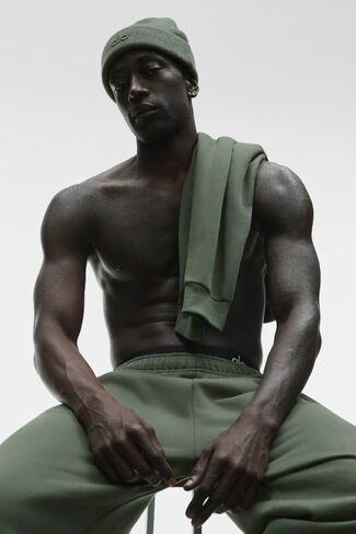 Alo Yoga Notable Beanie - Bamboo Green - Bamboo Green / One Size in Kuwait
