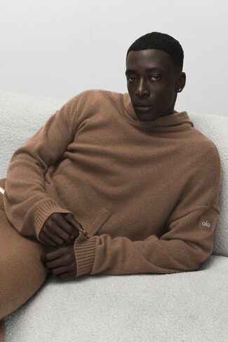 Alo Yoga Wool Cashmere New Class Hoodie - Java Brown in Kuwait