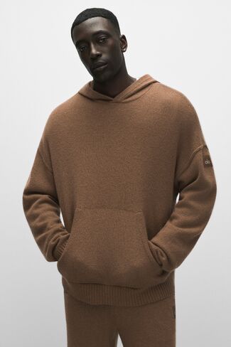 Alo Yoga Wool Cashmere New Class Hoodie - Java Brown in Kuwait