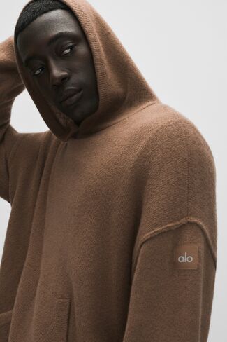 Alo Yoga Wool Cashmere New Class Hoodie - Java Brown in Kuwait