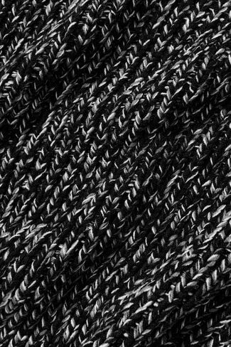 Alo Yoga Chunky Knit Rewind Hoodie - Black Multi in Kuwait