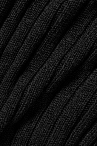Alo Yoga Cotton Rib Parallel Sweater - Black in Kuwait