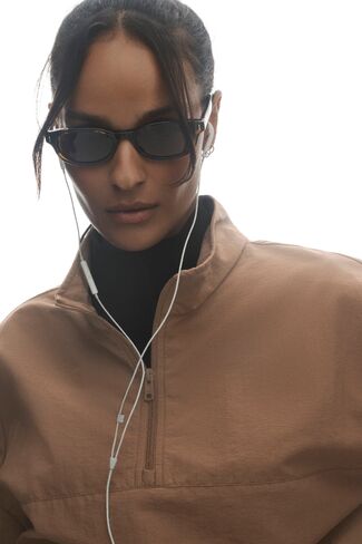Alo Yoga Light Weight Takeaway Track Pullover - Java Brown in Kuwait