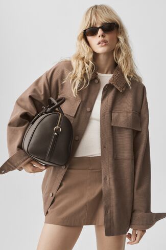 Alo Yoga Canvas Utility Shacket - Java Brown in Kuwait