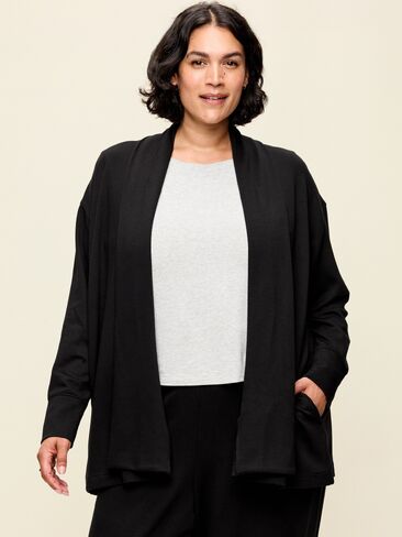 Old Navy Bounce Lite Open-Front Wrap - Black Jack in Kuwait