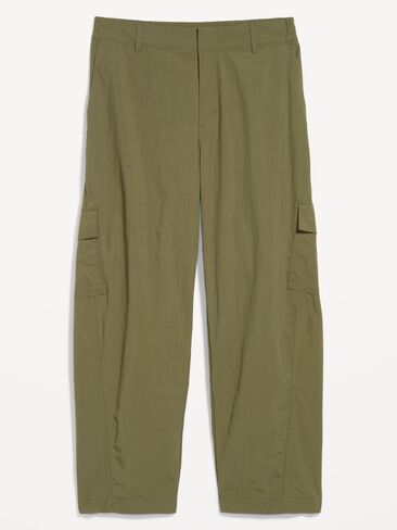 Old Navy Mid-Rise Barrel-Leg Cargo Pants - Hearthwood in Kuwait