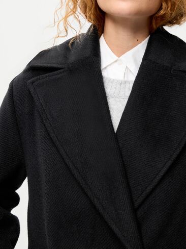Old Navy Oversized Longline Overcoat - Black Jack in Kuwait