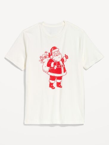 Old Navy Crew-Neck Graphic T-Shirt - Santa Stripes (Match the Fam!) in Kuwait