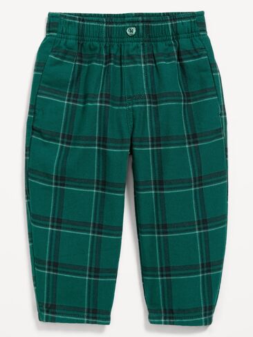 Old Navy Barrel-Leg Twill Track Pants for Toddler Boys - Sitka Spruce in Kuwait