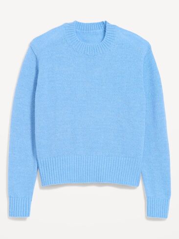 Old Navy Shrunken Cozy Wool-Blend Crew-Neck Sweater - Lighthouse in Kuwait