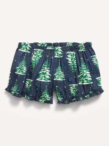 Old Navy Ruffled Pajama Shorts for Girls - Christmas Trees (Match the Fam!) in Kuwait