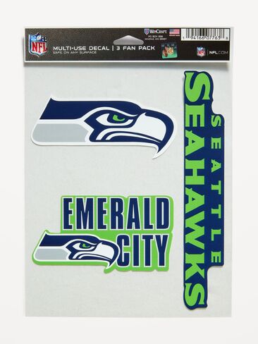 Old Navy WinCraft® Seattle Seahawks 3-Pack Multi-Use Decals - Seattle Seahawks in Kuwait