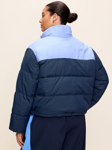 Old Navy Water-Resistant Color-Block Puffer Jacket - Periblue in Kuwait