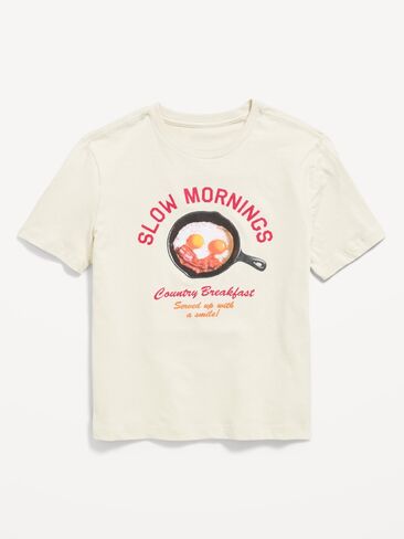 Old Navy Short-Sleeve Graphic T-Shirt for Boys - Plucky Wishbone in Kuwait