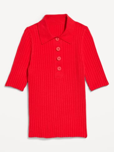 Old Navy Short-Sleeve Ribbed Polo - Scotty Red in Kuwait