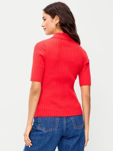 Old Navy Short-Sleeve Ribbed Polo - Scotty Red in Kuwait