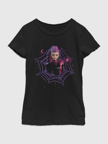 Old Navy KPop Demon Hunters Rumi Web Graphic Girls TShirt - BLACK in Kuwait