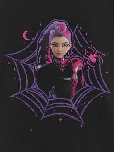 Old Navy KPop Demon Hunters Rumi Web Graphic Girls TShirt - BLACK in Kuwait