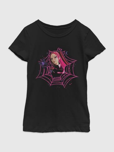Old Navy KPop Demon Hunters Mira Web Girls Graphic TShirt - BLACK in Kuwait