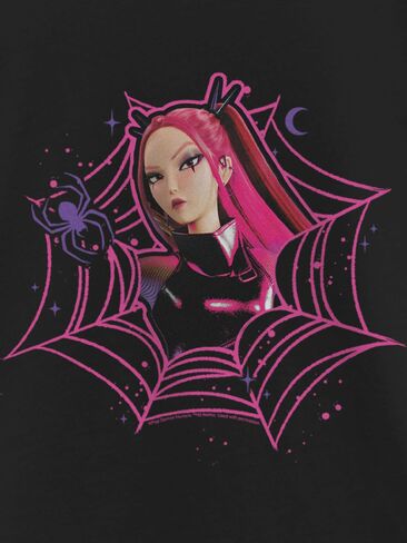 Old Navy KPop Demon Hunters Mira Web Girls Graphic TShirt - BLACK in Kuwait
