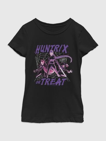 Old Navy KPop Demon Hunters Huntrix Or Treat Girls Graphic TShirt - BLACK in Kuwait
