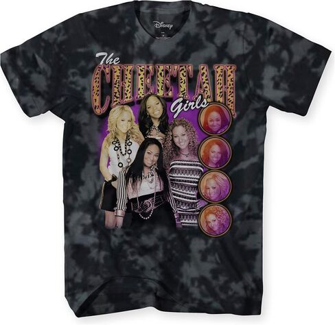 Mens Cheetah Girls Dye Shirt - Cheetah Girls, Dorinda, Aqua Tie Dye Graphic T-Shirt in Kuwait