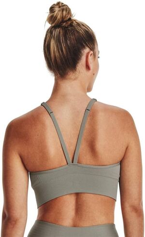 Under Armour Train Seamless Low Impact Bra for Women - Pure Polyester Construction - Sweat-Wicking Fabric in Kuwait