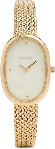 Breda Women's 'Jane Tethered' Gold and Mesh Bracelet Watch, 23MM in Kuwait