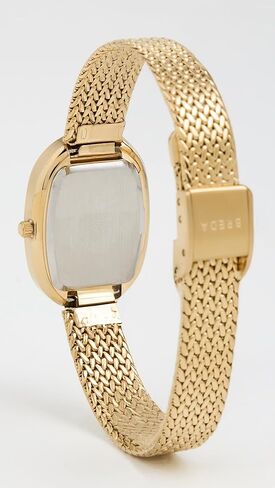 Breda Women's 'Jane Tethered' Gold and Mesh Bracelet Watch, 23MM in Kuwait