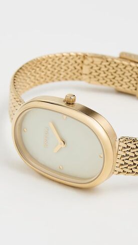 Breda Women's 'Jane Tethered' Gold and Mesh Bracelet Watch, 23MM in Kuwait