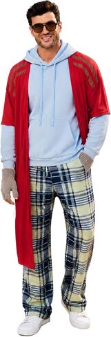 Arvilhill 4 Pcs Fat Thor Costume Adult Men Superhero Full Set Hoodie Pants Robe Gloves Outfit (S-4XL) in Kuwait