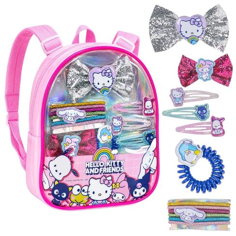 Hello Kitty and Friends Mini Backpack Hair Accessories Gift Bag Set includes for Kids Girls, Ages 3+ perfect for Birthdays, Parties, Sleepovers & Makeovers in Kuwait