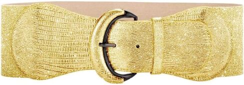 VOCHIC PU Leather Elastic Wide Belt for Women Ladies Dress Stretch Thick Waist Belts in Kuwait