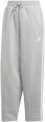 adidas Women's Essentials 3-Stripes Open Hem Fleece Pants in Kuwait