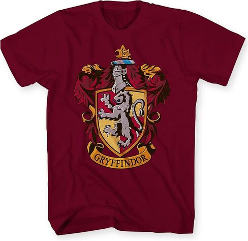 Harry Potter Boys Hogwarts T-Shirt - Hogwarts Gryffindor Hufflepuff Ravenclaw Slytherin Wizardry Shirt in Kuwait