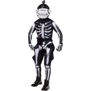 Spirit Halloween Fortnite Youth Fishskull Costume | Officially Licensed | Gaming Costumes | Skeleton Outfit | Fortnite in Kuwait