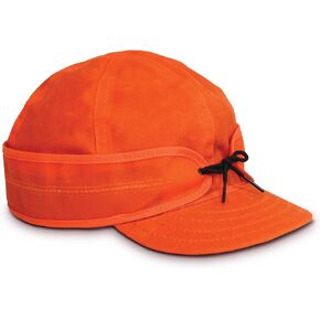 Stormy Kromer Waxed Cotton Cap - Lightweight Fall Hat with Earflaps in Kuwait