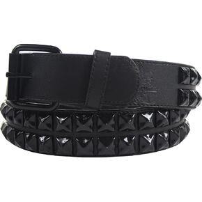 Punk Rock Classic Pyramid Studded Leather Belt by BodyPunks in Saudi Arabia